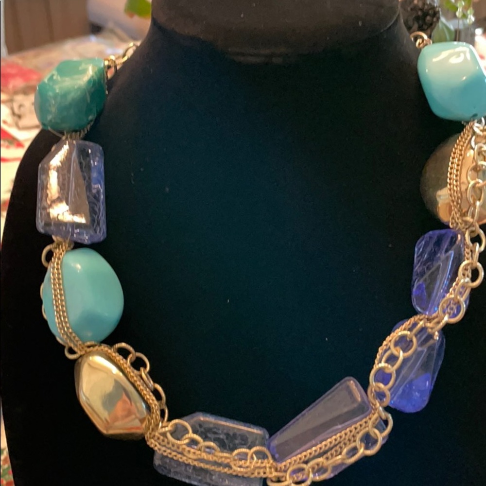 Large stone necklace